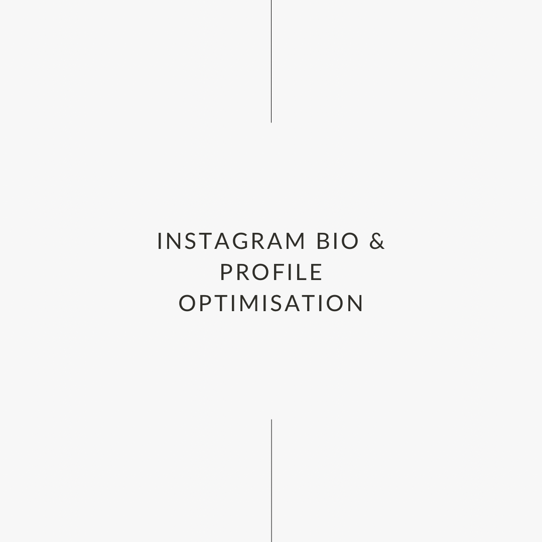 Instagram Bio & Profile Optimisation