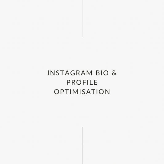 Instagram Bio & Profile Optimisation
