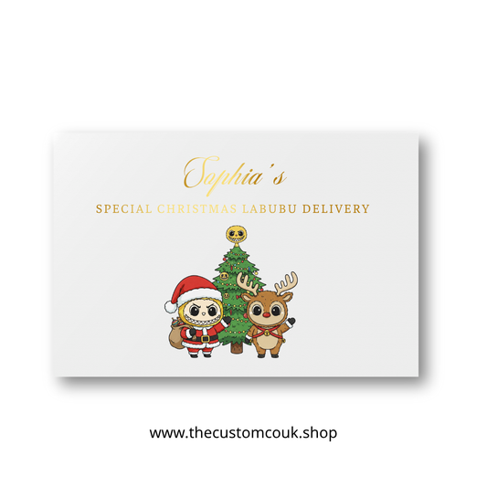Personalised Labubu Christmas Eve Box