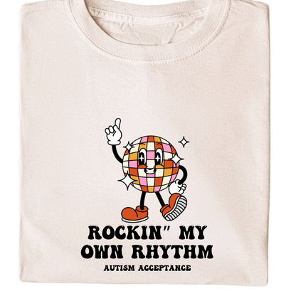 Rockin’ My Own Rhythm T Shirt | Autism Acceptance Tee UK
