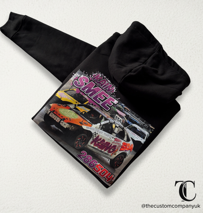 Custom Banger Racing Car Hoodie | Bespoke Motorsport Design