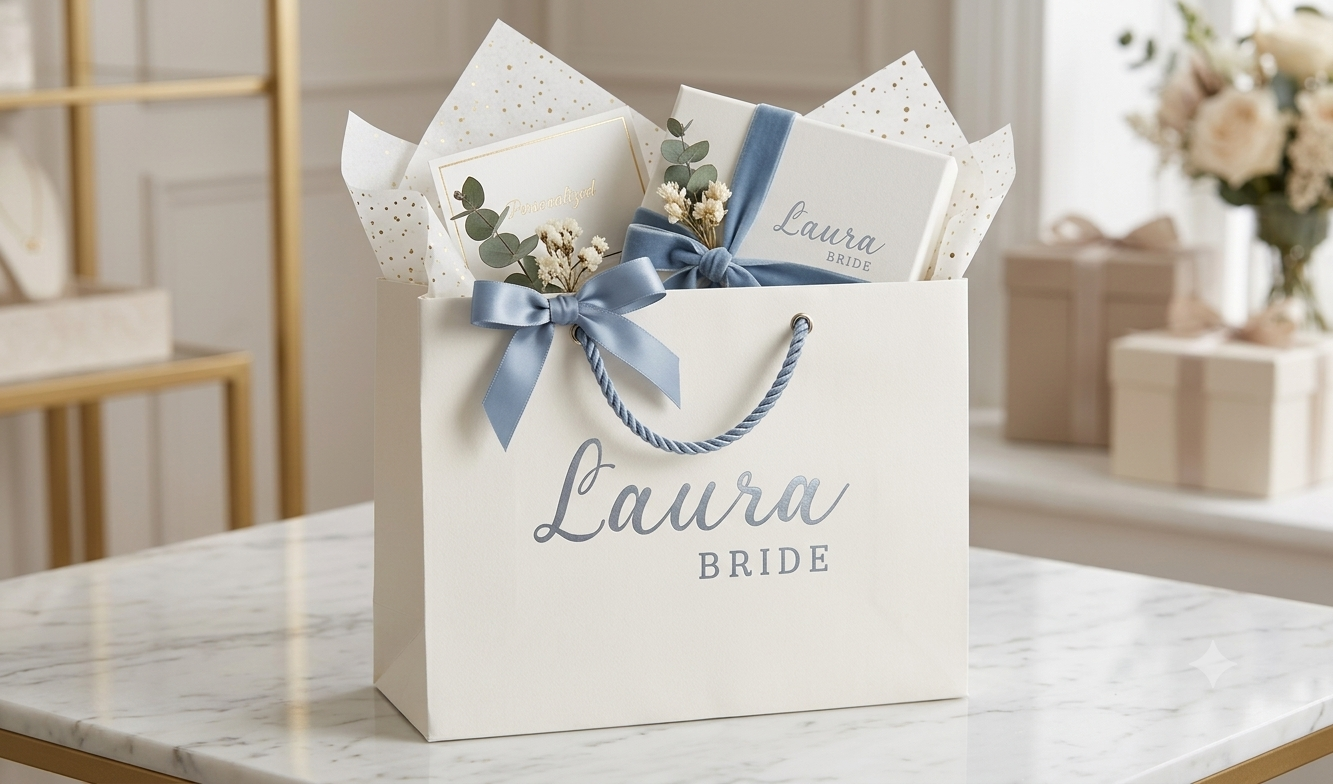 Personalised Luxury Gift Bag | Bespoke Gift Packaging