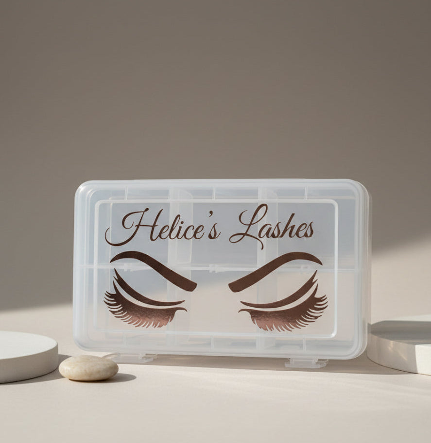 Personalised Lash Box | False Eyelash Storage Organiser