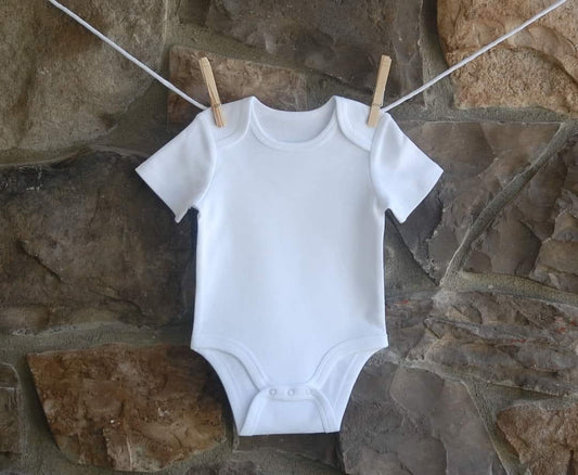 Personalised Baby Grow - White