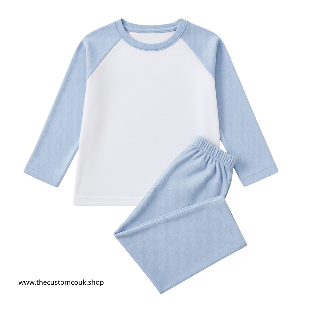 Children’s Personalised Pyjamas | Block Colour Design | Custom Birthday & Occasion PJs