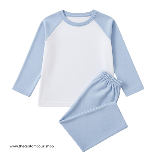 Children's Personalised Pyjama’s - Block Colour - Custom Design