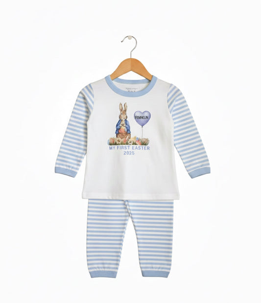 Personalised Easter Pyjamas | Custom Bunny Design for Girls & Boys