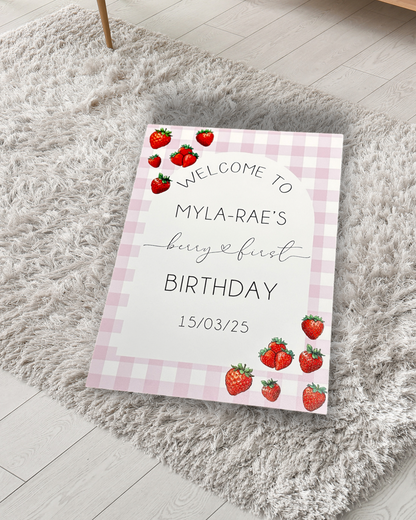 Welcome Party Sign – Personalised Welcome Sign for Events & Celebrations