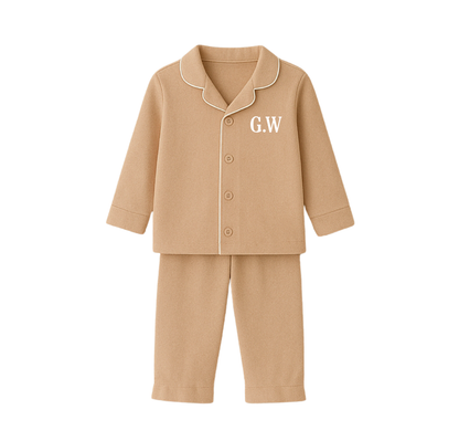 Personalised Initials Classic Kids Pyjamas | Custom Monogram Sleepwear