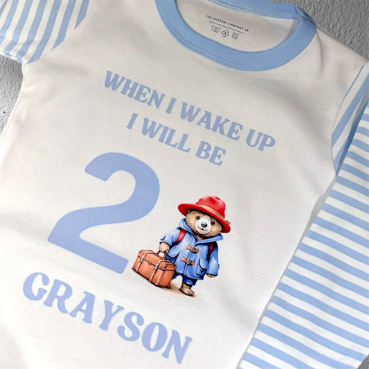 When I Wake Up I’ll Be Two - Birthday Pyjama’s - Paddington Bear