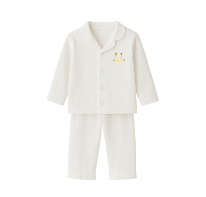 Personalised Initials Classic Kids Pyjamas | Custom Monogram Sleepwear