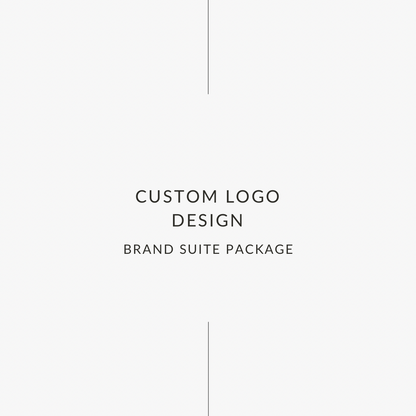 Custom Logo Design Package - Brand Suite Package