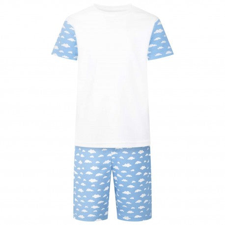Personalised Baby Pyjamas | Cloud Print - Clearance
