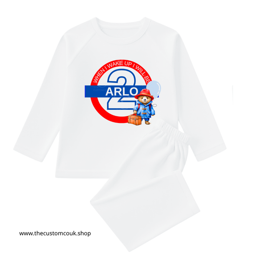 When I Wake Up I’ll Be Two - Birthday Pyjama’s - Paddington Bear