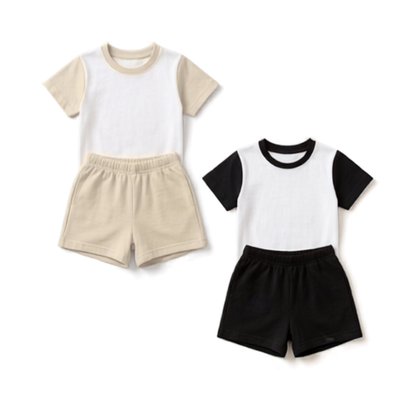 Custom Children’s T-Shirt & Shorts Pyjama Set