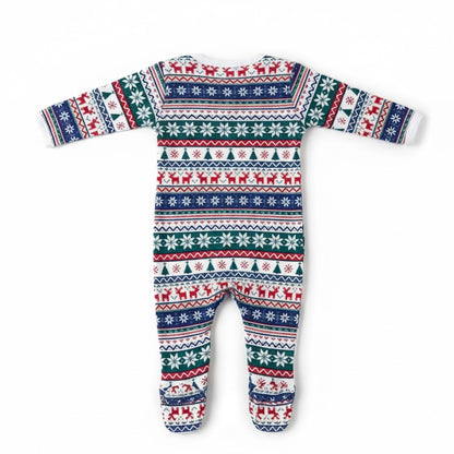 Personalised Baby Christmas Romper - 9-12 months - Clearance