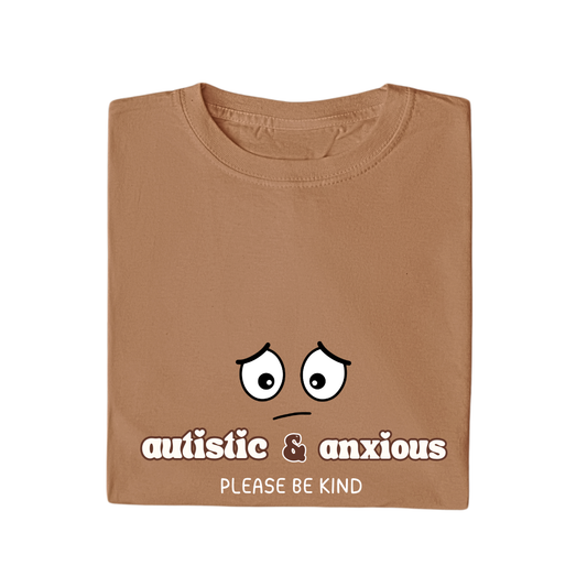 Autistic & Anxious - Kids Awareness T-shirt - The Inclusion Initiative