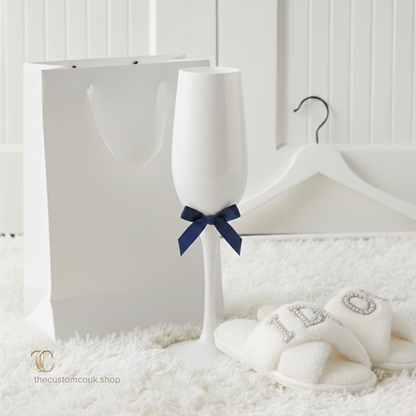 Personalised Bridesmaid Proposal Bundle - Gift Bag, Hanger & Flute