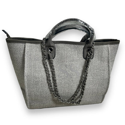 Personalised Women's Tote Bag - Grey