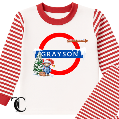 Personalised Christmas Pyjama’s | Paddington Bear