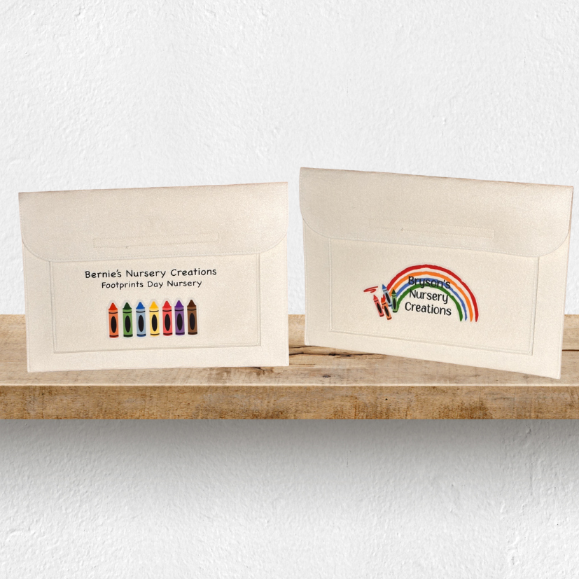 Personalised Felt Artwork Folder | Children’s School Memory Keeper