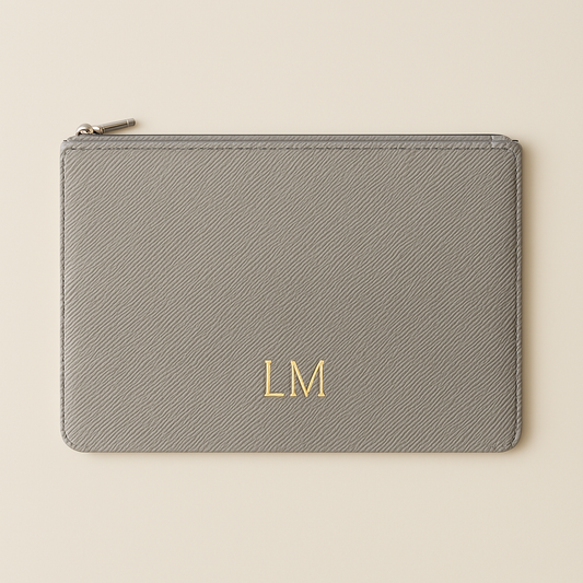 Personalised Canvas Clutch Bag/Pouch - Bridesmaid Clutch