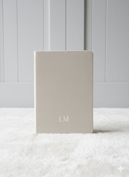 Personalised Velvet A5 Notebook - Add initials or Design