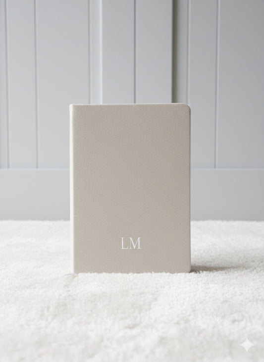 Personalised Velvet A5 Notebook - Add initials or Design