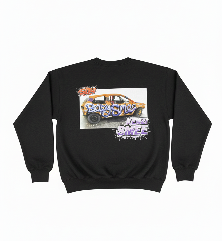 Bespoke Racing Car Graphic Sweatshirt – Personalised Adults