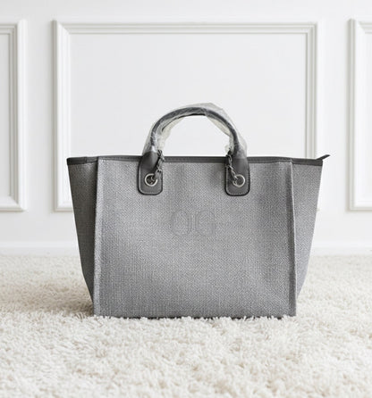 Personalised Women's Tote Bag - Grey