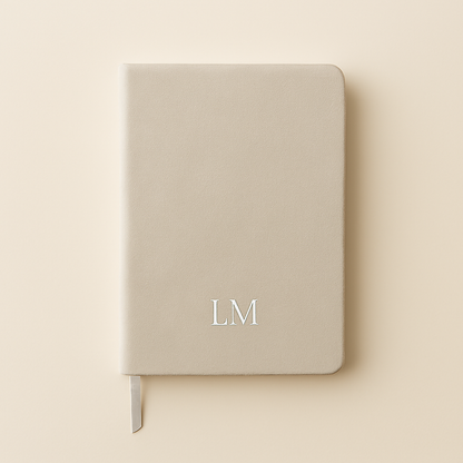 Personalised Velvet Notebook - Add initials or Design