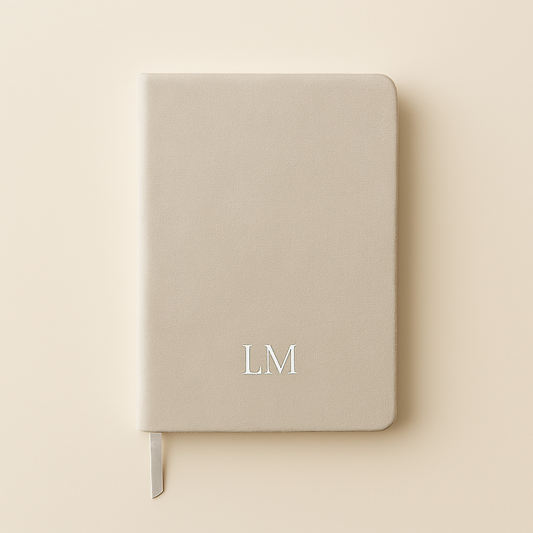 Personalised Velvet Notebook - Add initials or Design