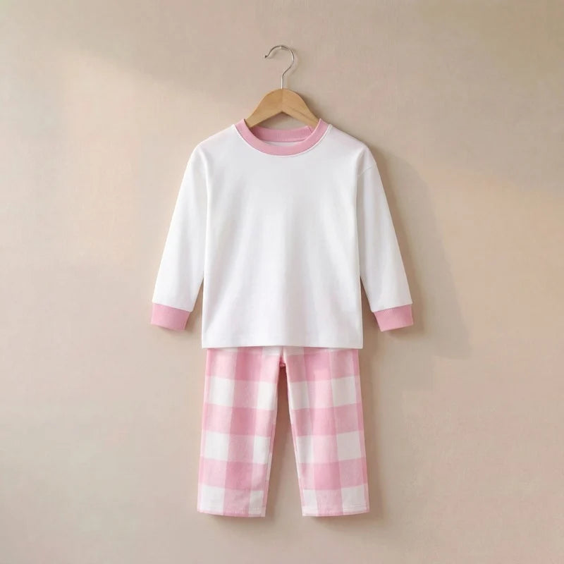 Custom Children’s Personalised Pyjama’s | Checkered