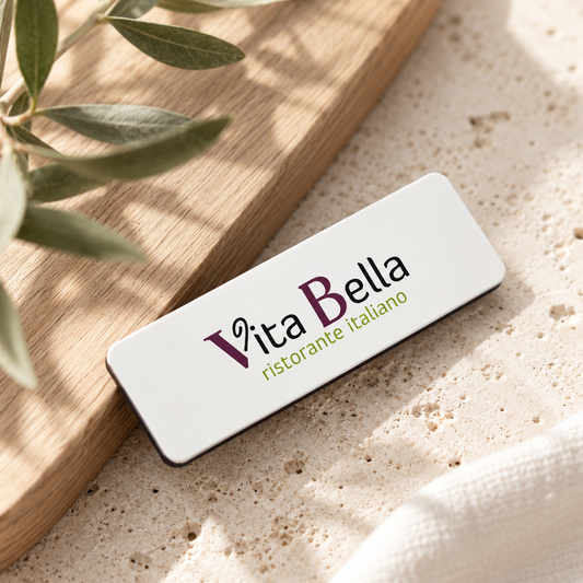 Custom Branded Name Badges | Business & Staff Uniforms
