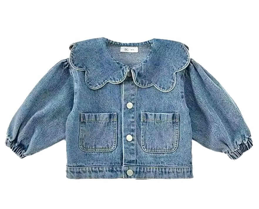 Kids Custom Patch Denim Jacket