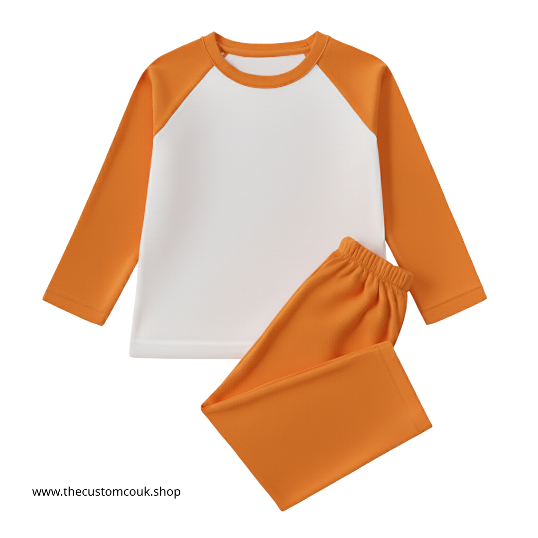 Children’s Personalised Pyjamas | Block Colour Design | Custom Birthday & Occasion PJs