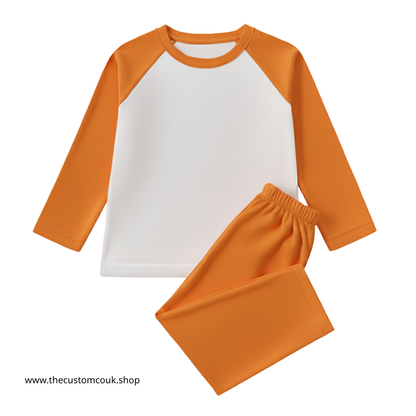 Children’s Personalised Pyjamas | Block Colour Design | Custom Birthday & Occasion PJs