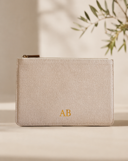 Personalised Canvas Accessory Pouch Bag