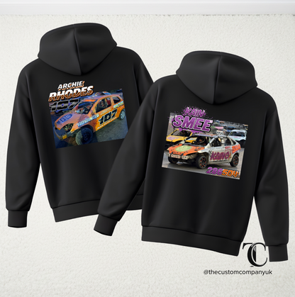 Bespoke Racing Car Graphic Hoodie – Personalised Adults