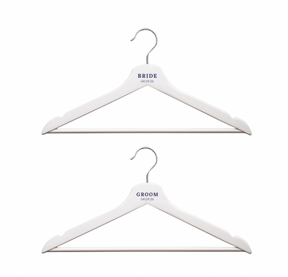 Personalised Bridal Party Hangers | Bride, Groom & Bridesmaid Hangers