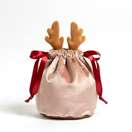 Personalised Velvet Antler Small Gift Bag