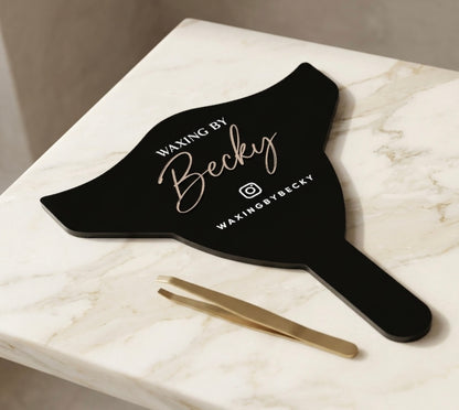 Personalised Acrylic Waxing Photo Prop
