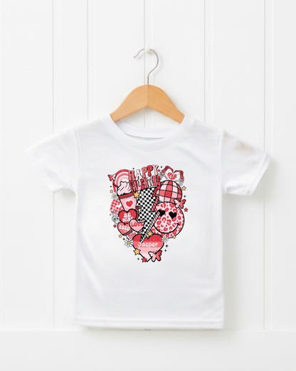 Personalised Valentines Day T-Shirt | Kids