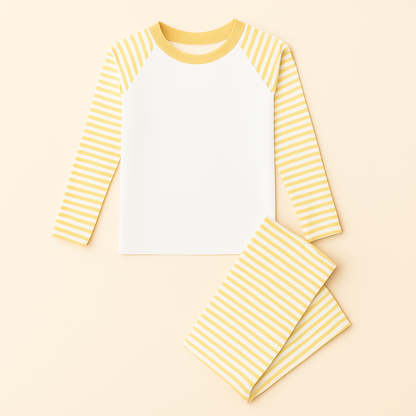 Children's Custom Pyjama’s - Pastel Stripes - Cotton
