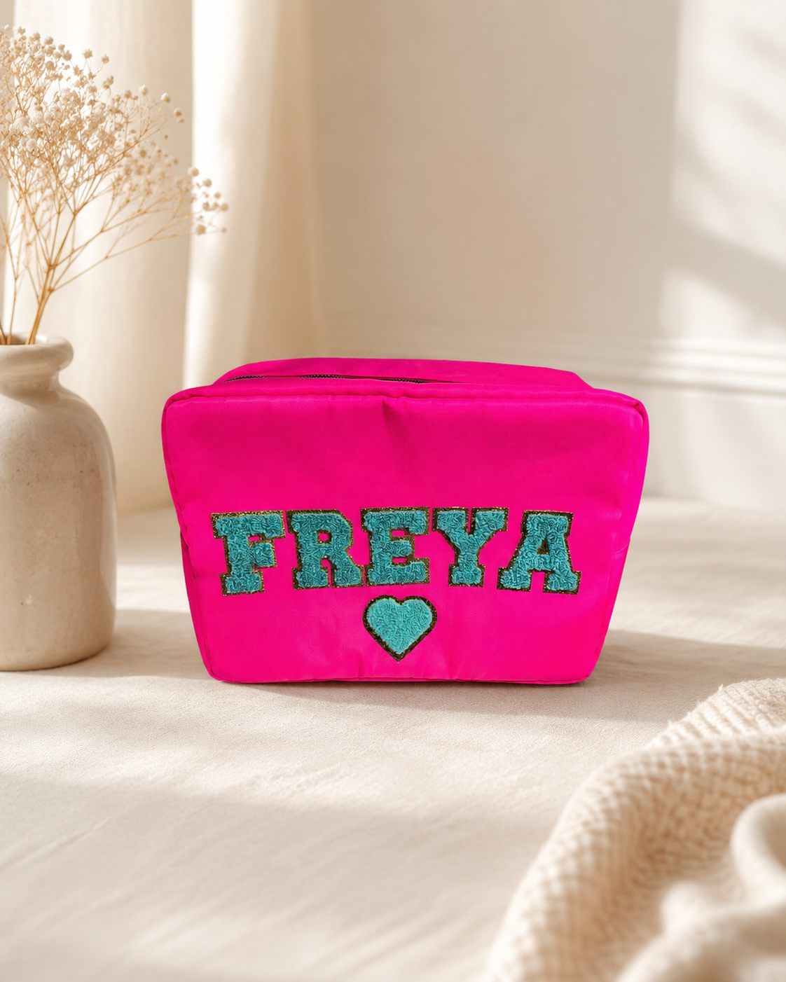 Custom Nylon Varsity Letter Pouch | Large