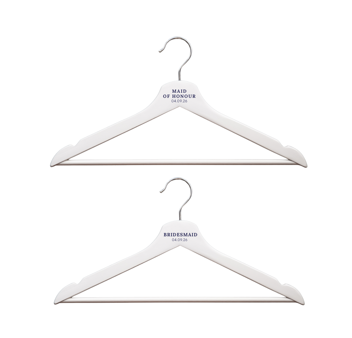 Personalised Bridal Party Hangers | Bride, Groom & Bridesmaid Hangers