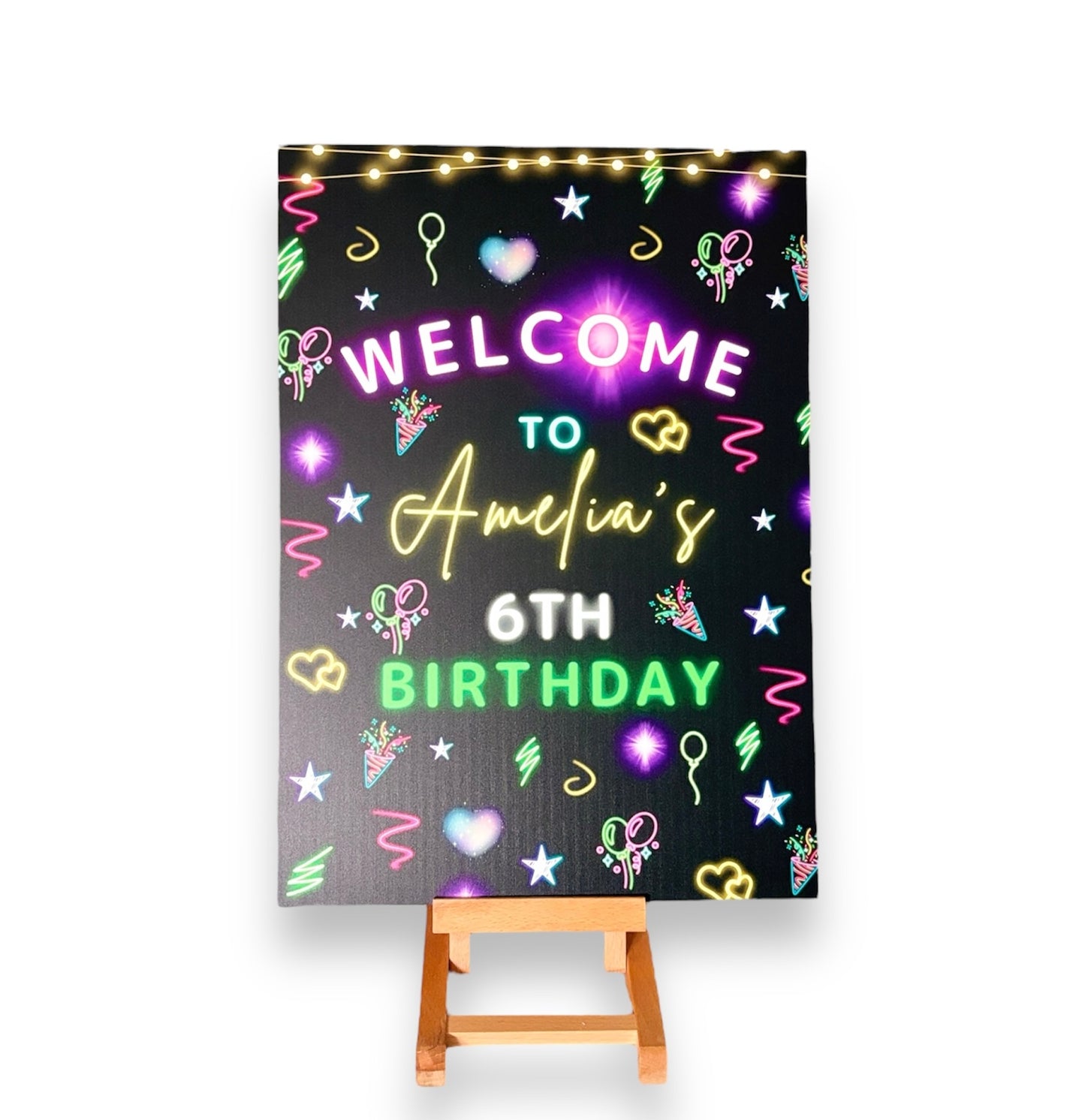 Welcome Party Sign – Personalised Welcome Sign for Events & Celebrations