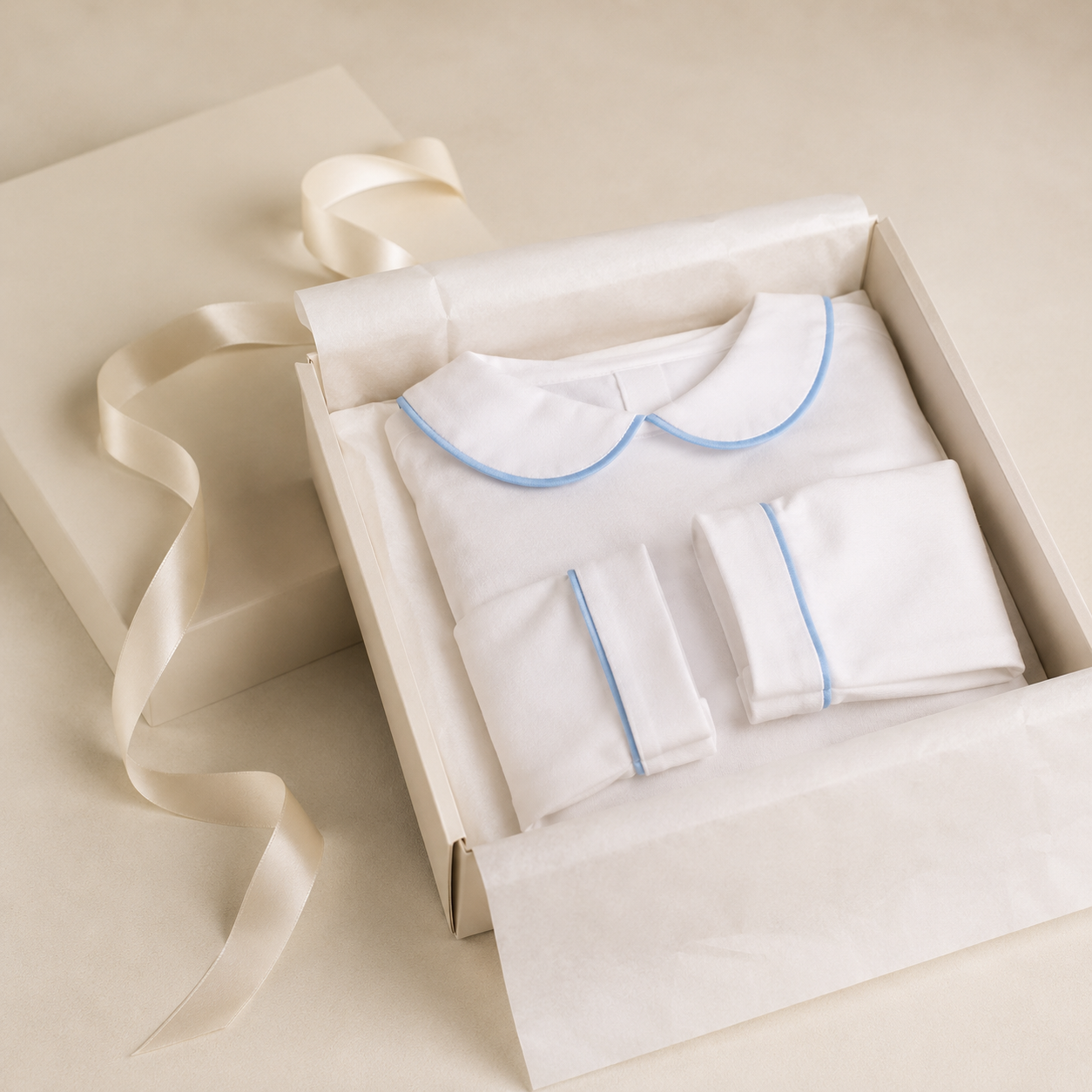 Luxury Children’s Cotton Pyjamas | Blue Collar