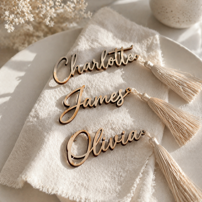 Luxury Wedding Place Names | Personalised Name Settings
