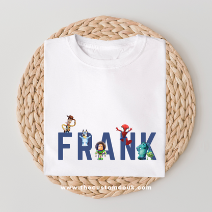 Children’s Personalised Name Design - Custom T-Shirt